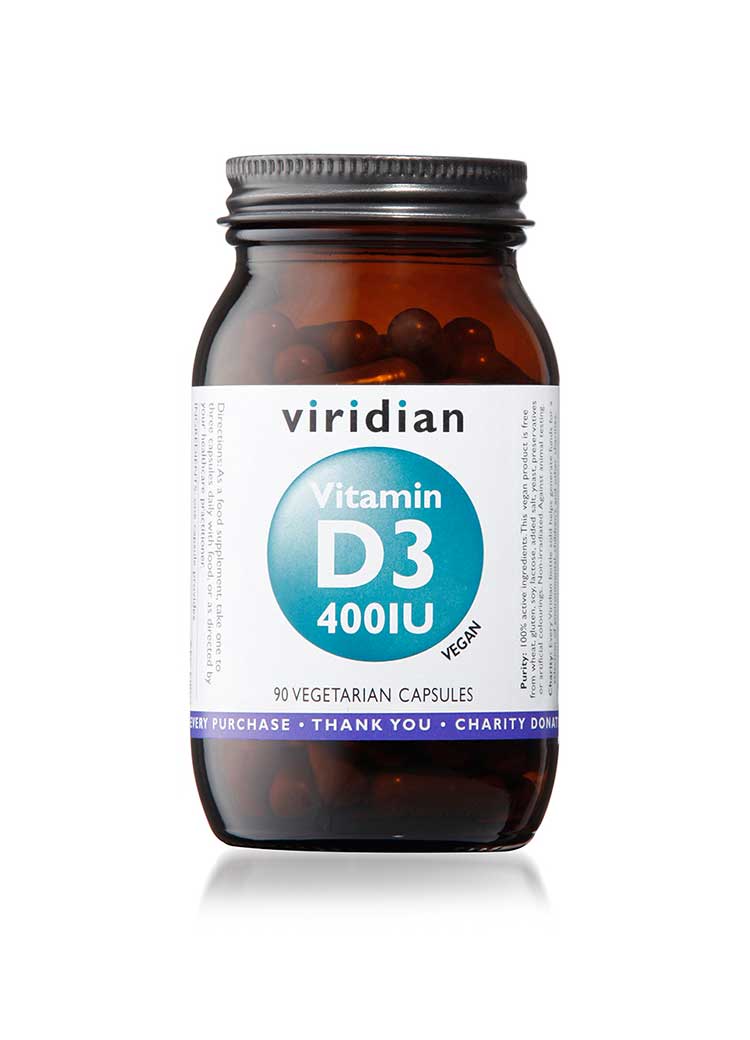 Vitamin D3 (Vegan) 400iu Veg 90 Caps