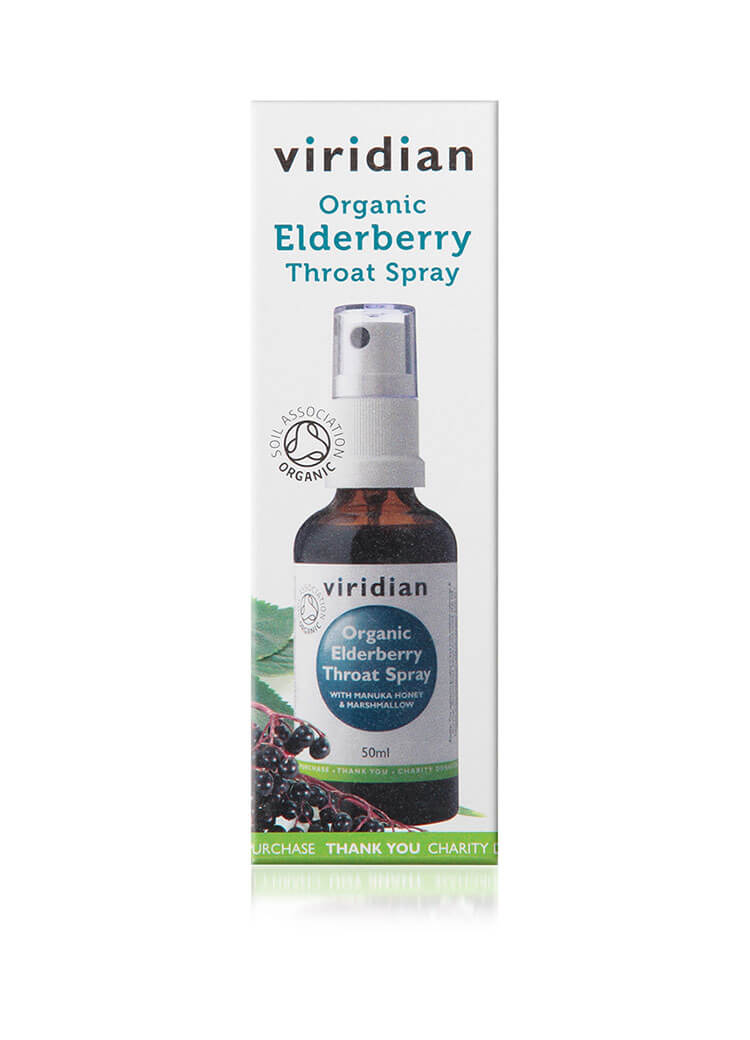 Organic Elderberry Throat Spray - 50ml